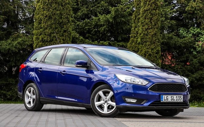 Ford Focus cena 33900 przebieg: 197187, rok produkcji 2015 z Gniezno małe 781